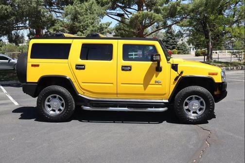 Yellow 2006 Hummer H2 Base