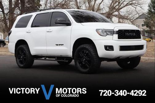 Super White 2019 Toyota Sequoia TRD Sport