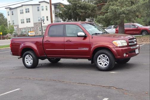Red 2005 Toyota Tundra SR5