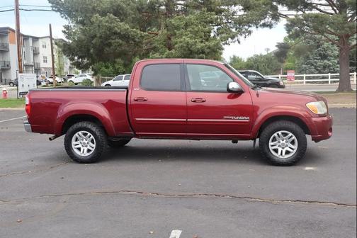 Red 2005 Toyota Tundra SR5