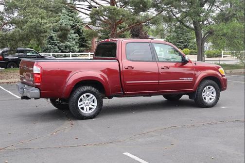 Red 2005 Toyota Tundra SR5