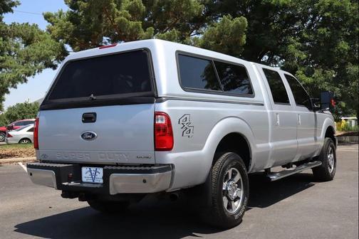 Ingot Silver Metallic 2012 Ford F-250 Lariat