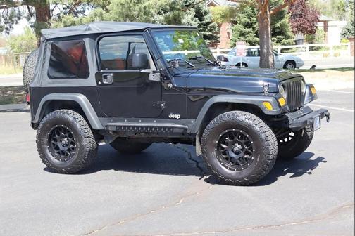 Black 2004 Jeep Wrangler X