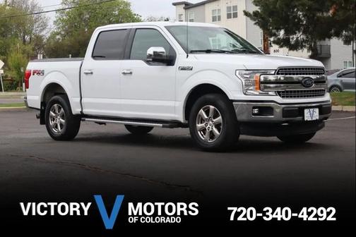 White 2018 Ford F-150 Lariat