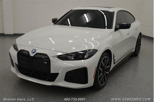 Alpine White 2025 BMW i4 Gran Coupe M50