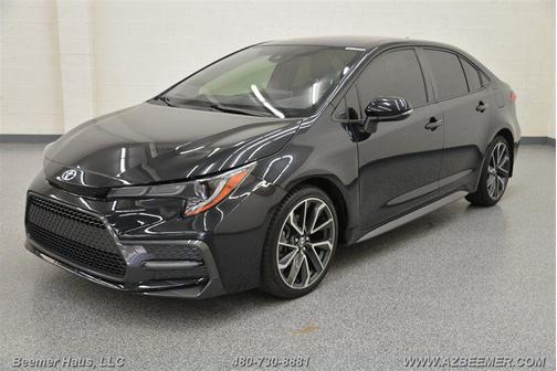 Black Sand Pearl 2021 Toyota Corolla SE