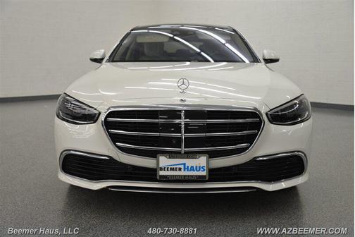 MANUFAKTUR Diamond White Metallic 2022 Mercedes-Benz S-Class 4MATIC