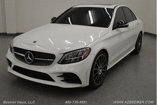 Polar White 2021 Mercedes-Benz C-Class Sedan