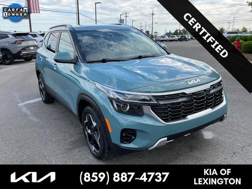 Pluton Blue 2025 Kia Seltos EX