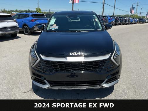 Ebony Black 2024 Kia Sportage EX