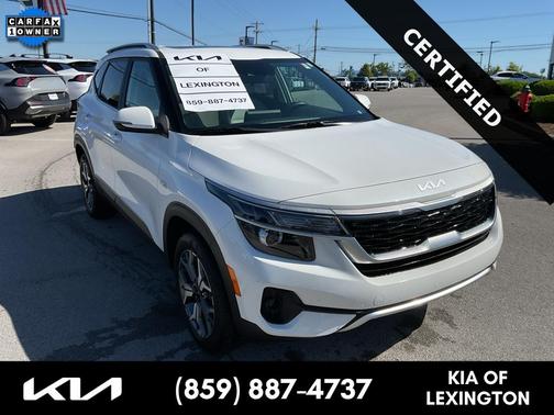 Snow White Pearl 2022 Kia Seltos EX