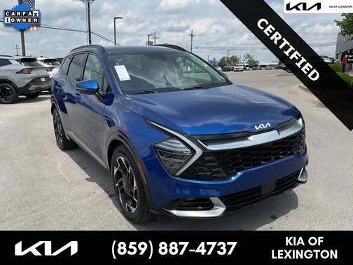 Sapphire Blue 2025 Kia Sportage SX-Prestige
