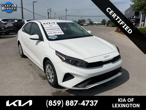 Clear White 2024 Kia Forte LX