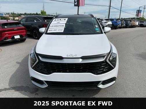 Glacial White Pearl 2025 Kia Sportage EX