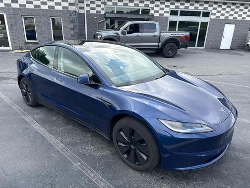 Deep Blue Metallic 2025 Tesla Model 3 Long Range