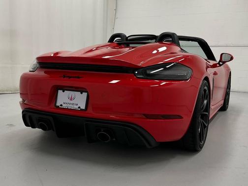 Guards Red 2022 Porsche 718 Spyder Roadster