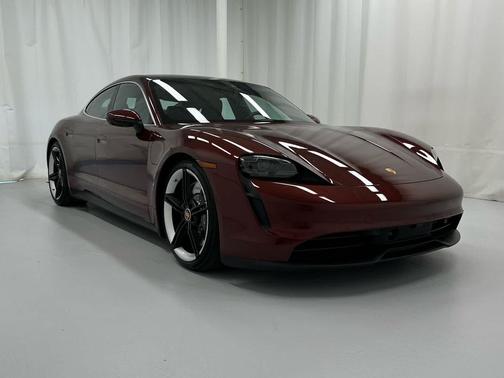 Cherry Metallic 2021 Porsche Taycan 4S
