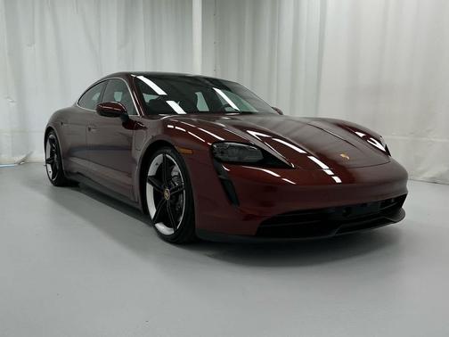 Cherry Metallic 2021 Porsche Taycan 4S