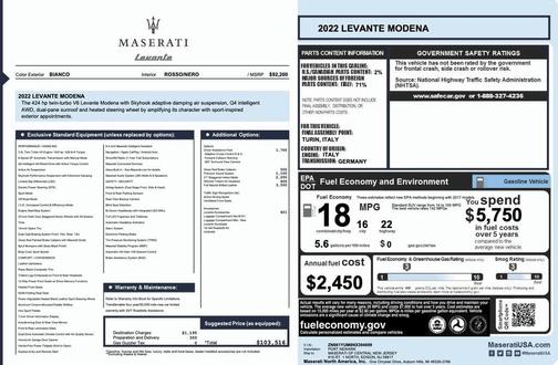 2022 Maserati Levante Modena