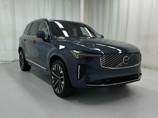 Denim Blue Metallic 2026 Volvo XC90 Plus, B6 AWD Gas (mild hybrid), Gasoline, Bright, 7 Seats