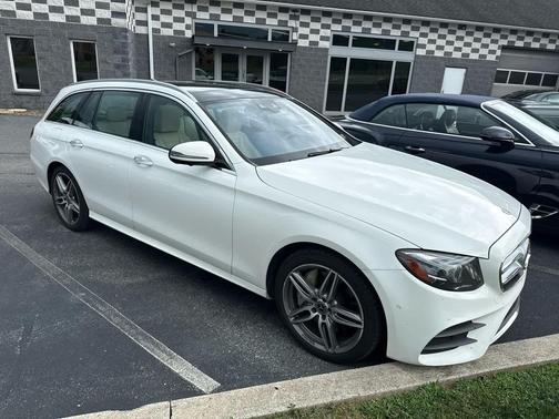 Polar White 2019 Mercedes-Benz E-Class 4MATIC