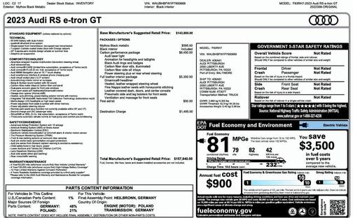 2023 Audi RS e-tron GT quattro