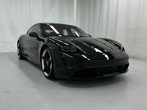 Black 2021 Porsche Taycan Turbo