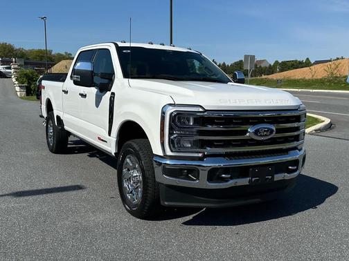 Star White Metallic Tri-Coat 2024 Ford F-350 King Ranch