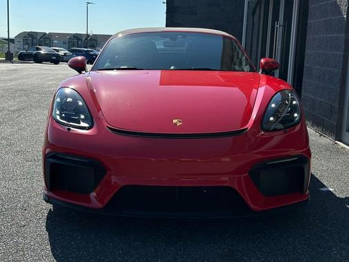 Guards Red 2022 Porsche 718 Spyder Roadster