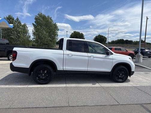 White 2026 Honda Ridgeline Black Edition