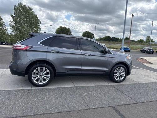 Gray 2024 Ford Edge Titanium
