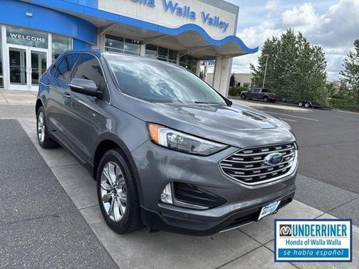 Gray 2024 Ford Edge Titanium