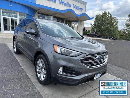 Gray 2024 Ford Edge Titanium