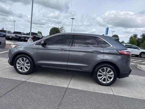 Gray 2024 Ford Edge Titanium