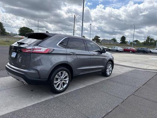 Gray 2024 Ford Edge Titanium