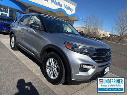 Silver 2020 Ford Explorer XLT