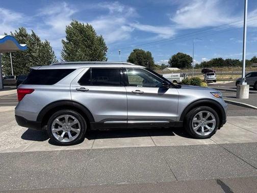 Silver 2020 Ford Explorer Platinum