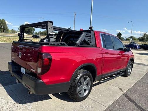 Red 2023 Honda Ridgeline RTL