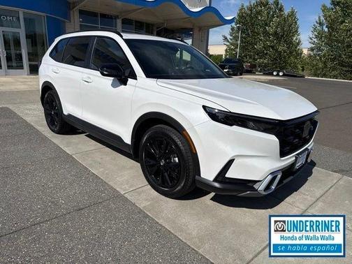 White 2026 Honda CR-V Hybrid Sport Touring