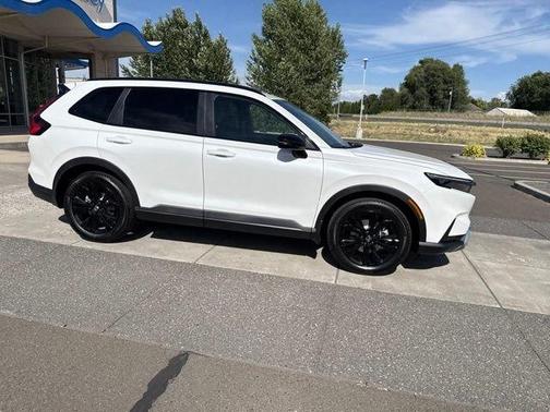 White 2026 Honda CR-V Hybrid Sport Touring