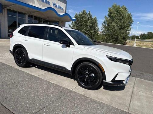 White 2026 Honda CR-V Hybrid Sport Touring