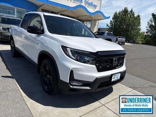 White 2026 Honda Ridgeline Black Edition