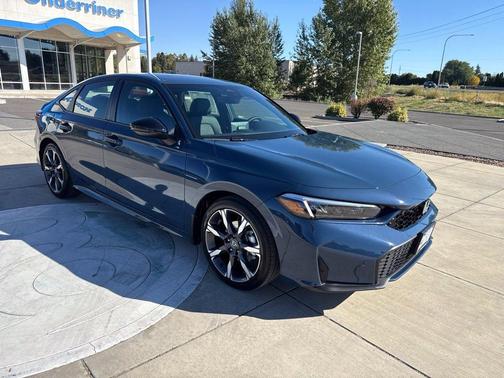 Gray 2026 Honda Civic Hybrid Sport Touring