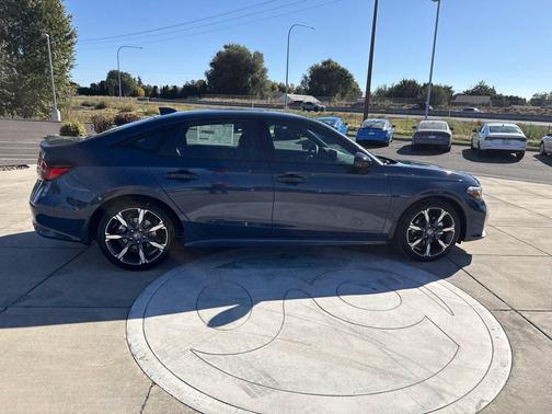 Gray 2026 Honda Civic Hybrid Sport Touring