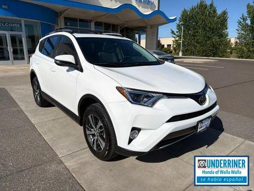 White 2018 Toyota RAV4 XLE