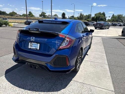 Blue 2017 Honda Civic Sport