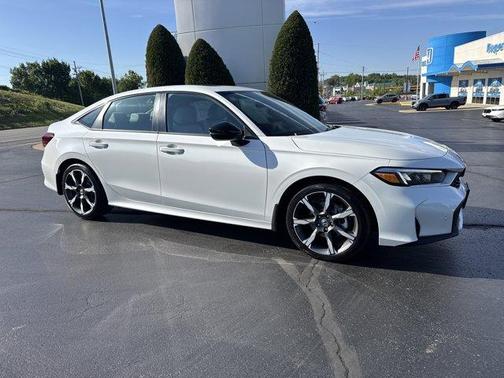 Platinum White Pearl 2026 Honda Civic Hybrid