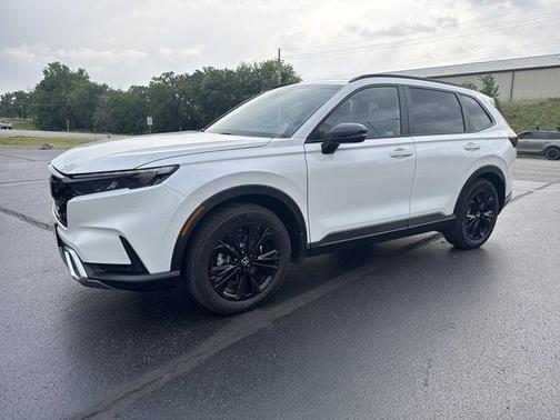 Platinum White Pearl 2026 Honda CR-V Hybrid Sport Touring