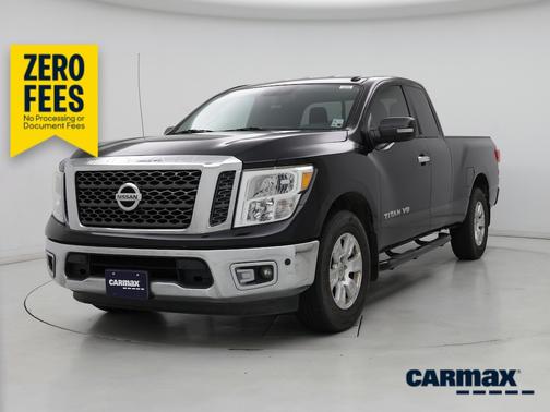 Black 2018 Nissan Titan SV