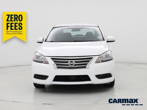 White 2015 Nissan Sentra S